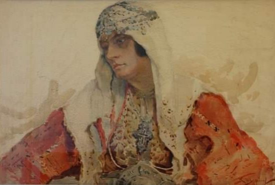 Macedonian Woman paint